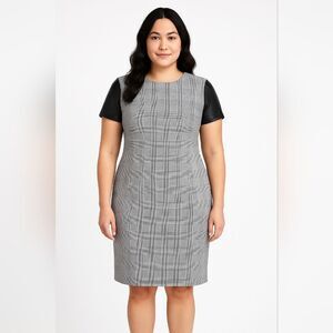ellen tracy denim dress NWT Ellen Tracy Denim Zip Up Cap Sleeve Mini Dress